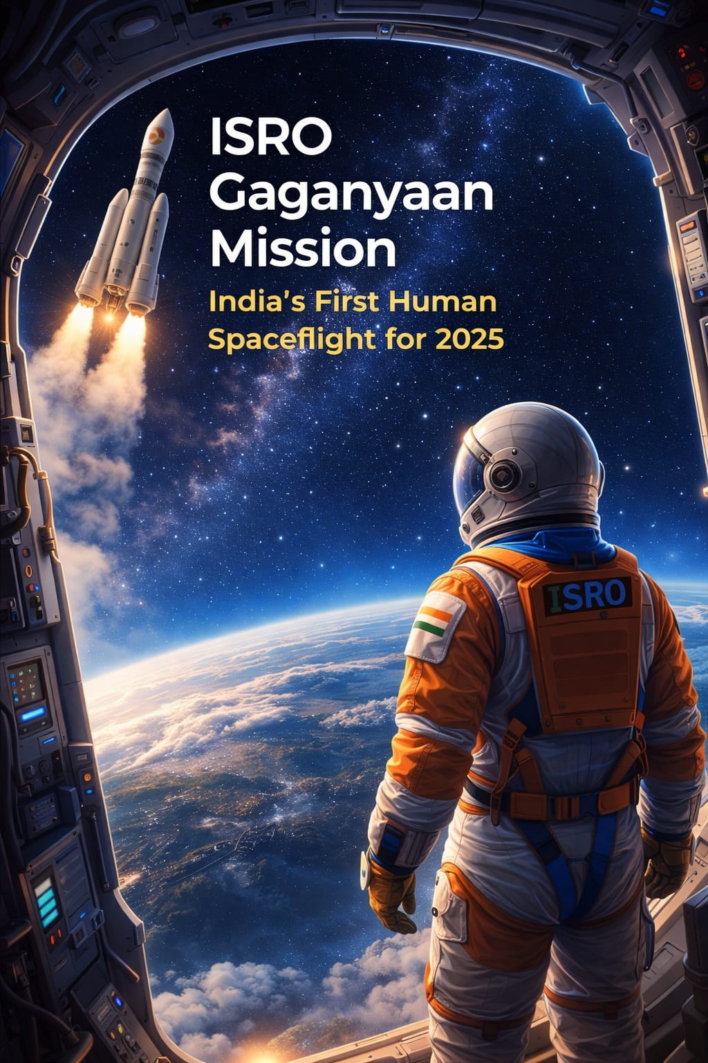 ISRO Gaganyaan mission preparing for India’s first human spaceflight launch in 2025