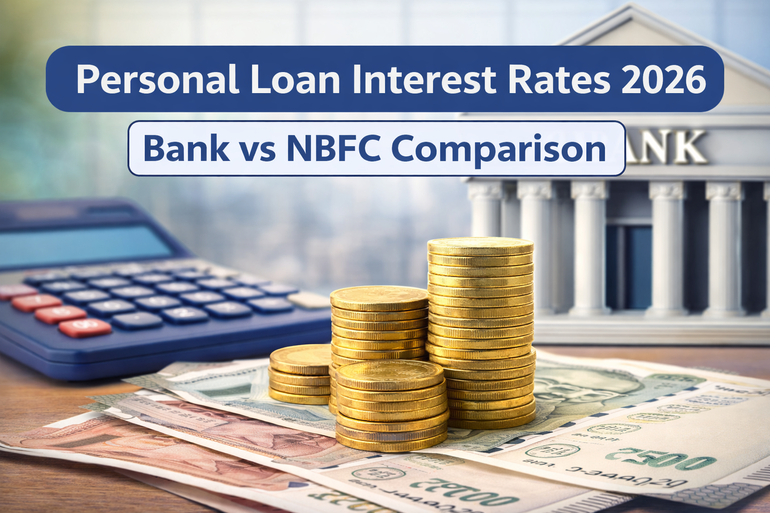 personal loan interest rates in India 2026 bank vs NBFC comparison