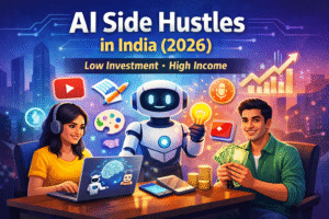 AI Side Hustles(2026): Low Investment, High Income Ideas