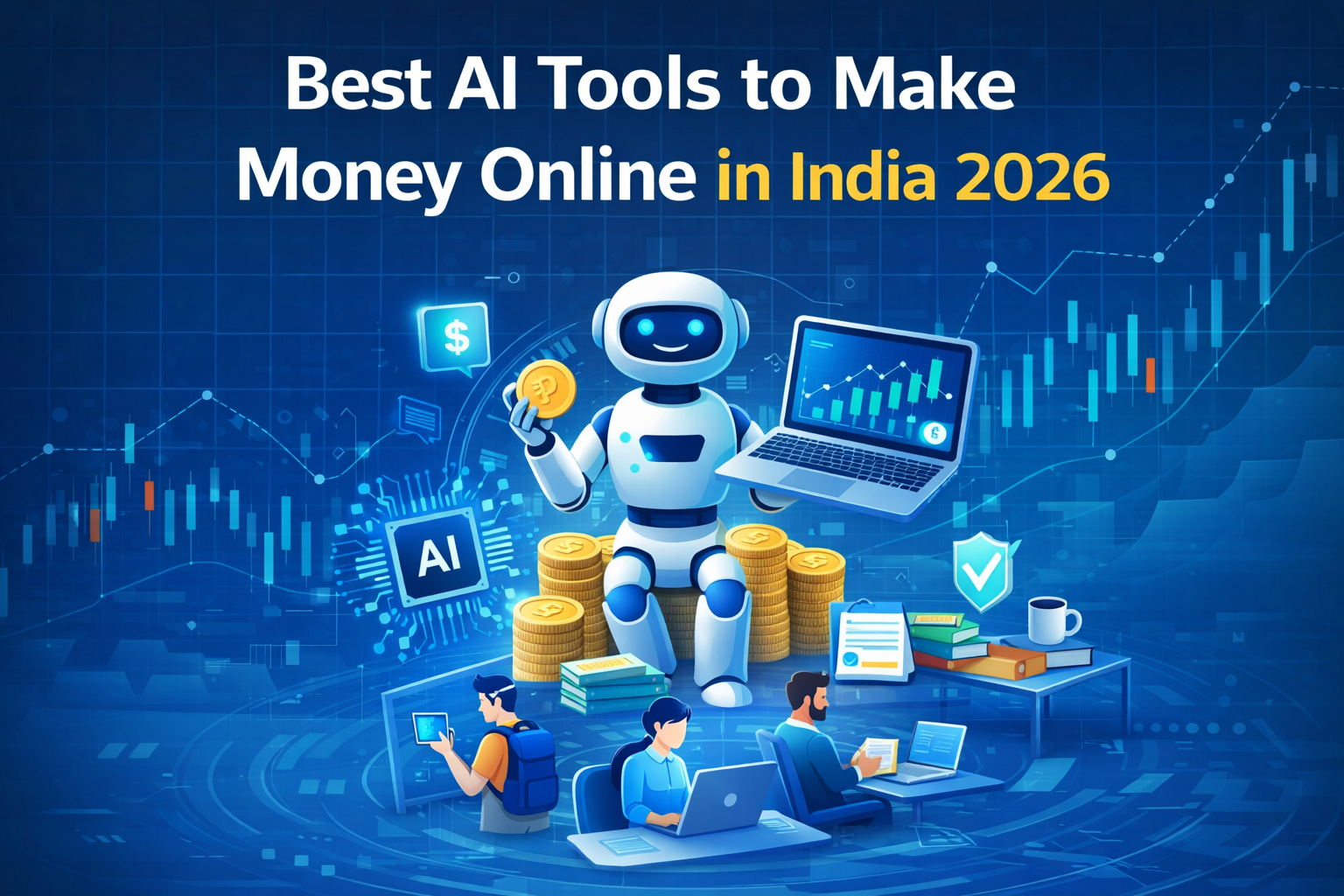 Best AI tools to make money online in India 2026 for students and freelancers