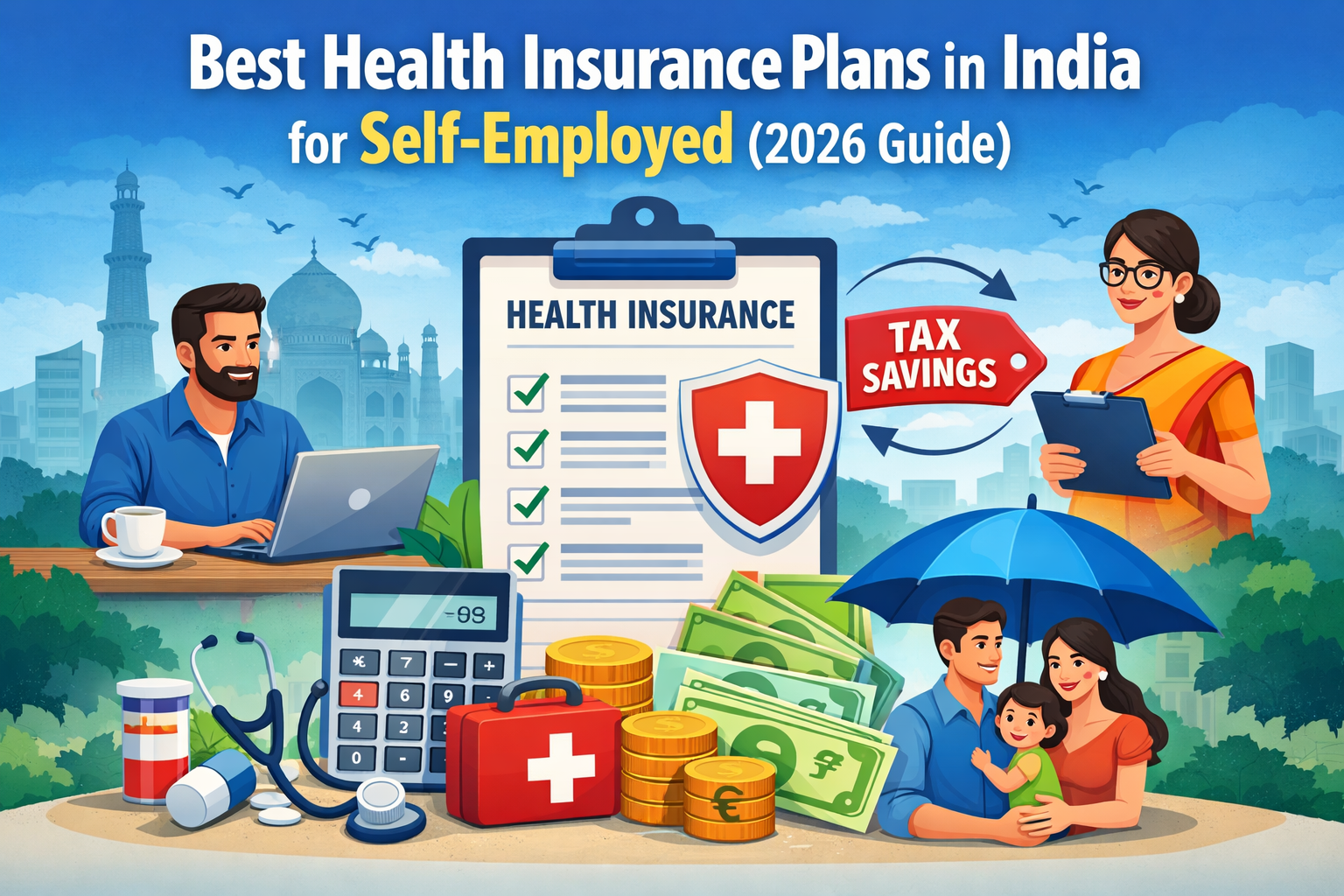 Best health insurance plans in India for self-employed professionals 2026