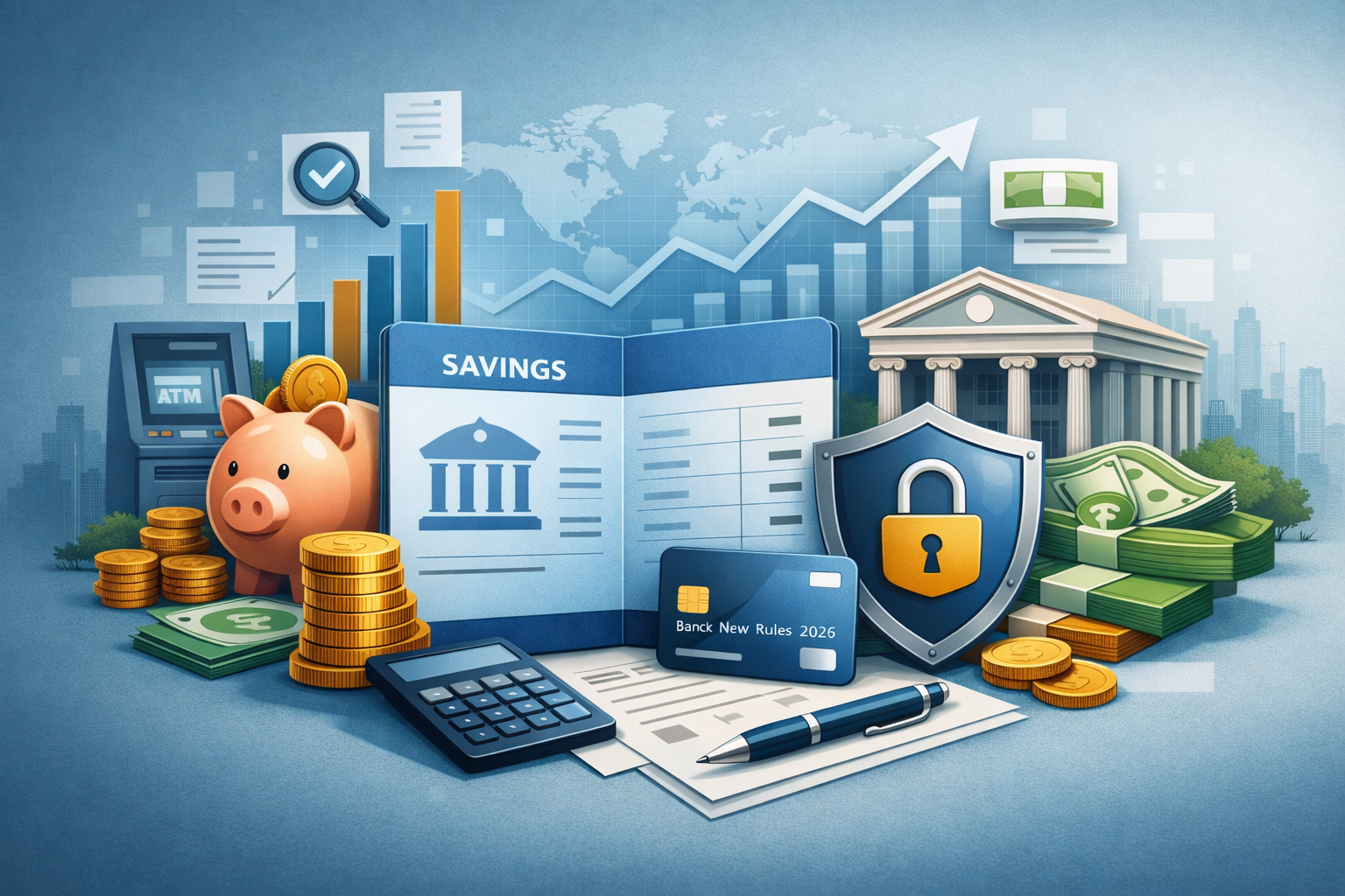 Bank account new rules 2026 showing updated banking regulations affecting savings account holders