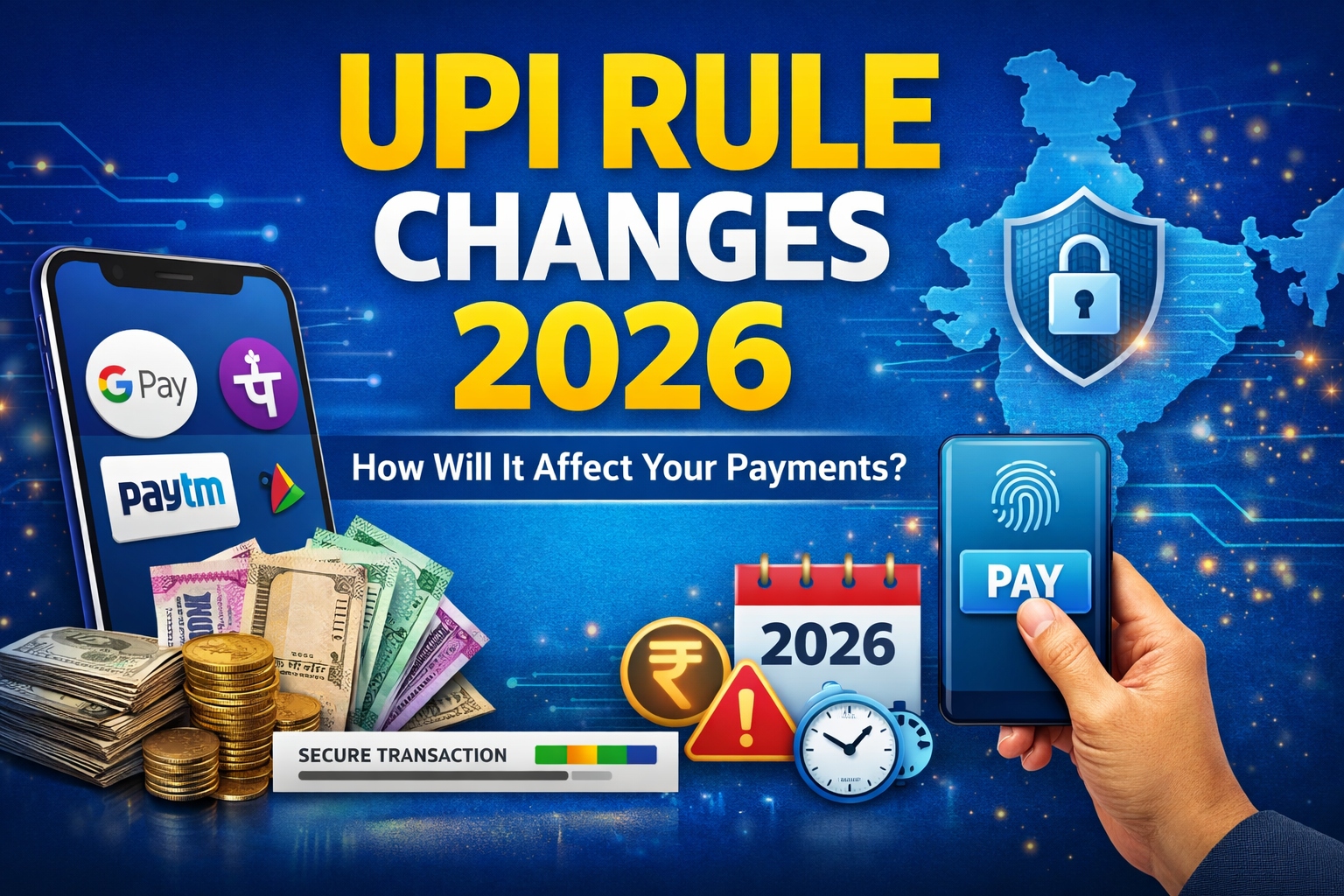 UPI new rule update 2026 affecting daily digital payments in India