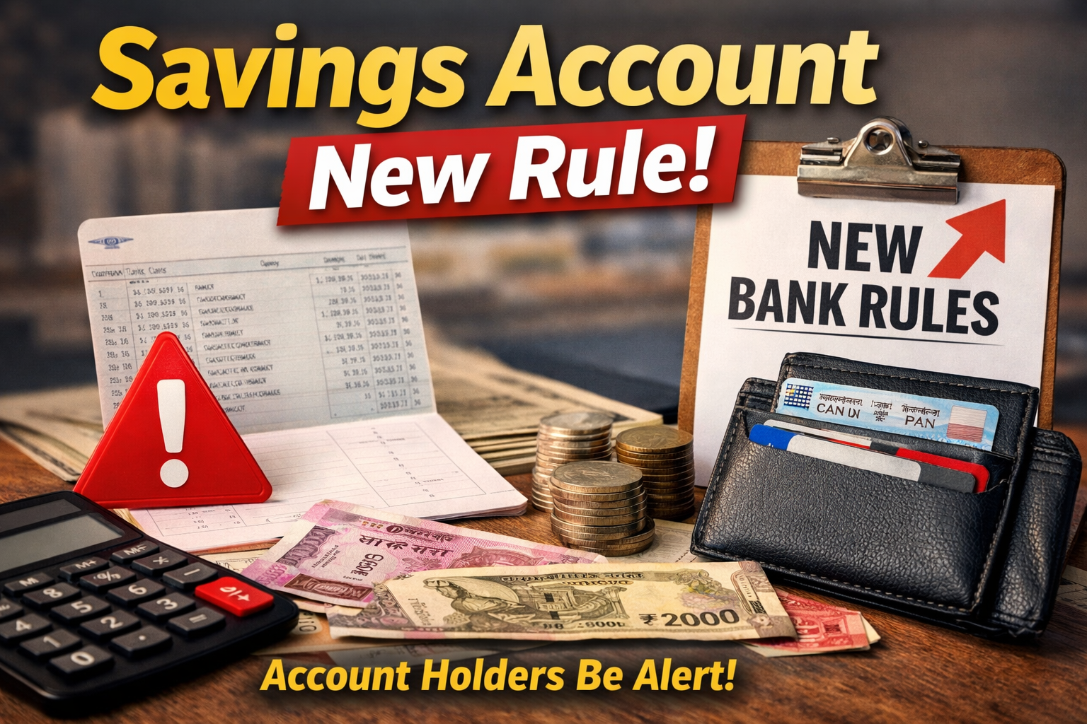 Savings account new rule affecting account holders in India