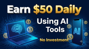How to Earn $20–$50 Daily Using AI Tools (Complete Beginner’s Guide 2026)