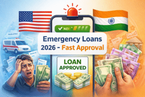 Emergency Loans in USA & India (2026): Get Funds Fast Without Collateral